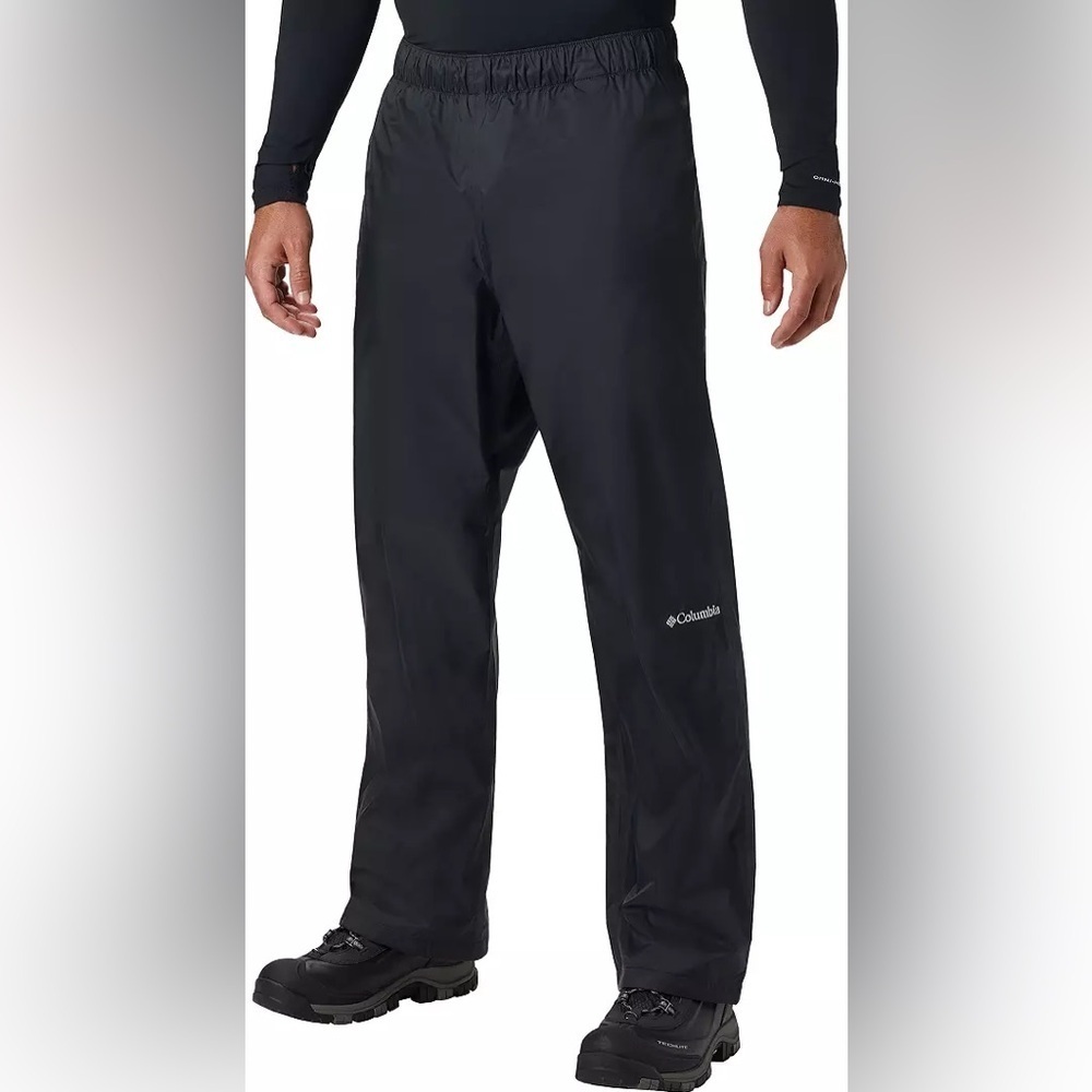 Columbia Men's Tall & Extended Rebel Roamer Rain Pants Black Sz 4XT